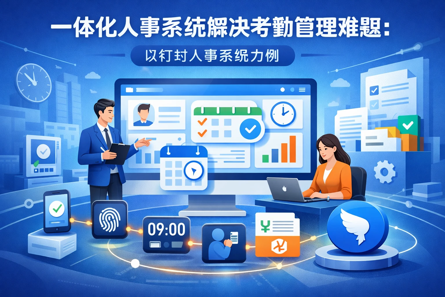 一体化人事系统解决考勤管理难题：以钉钉人事系统为例