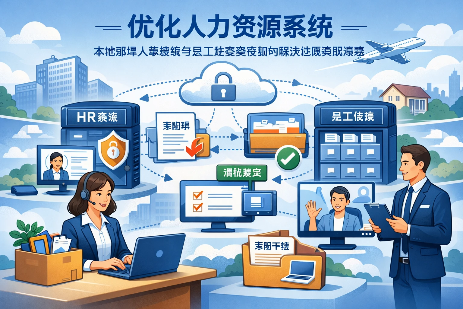 优化人力资源系统：本地部署人事系统与员工档案系统如何解决远程离职难题