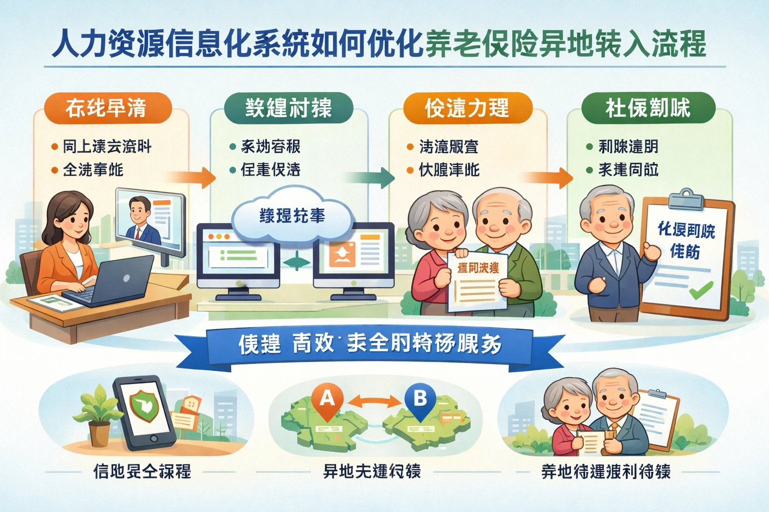 人力资源信息化系统如何优化养老保险异地转入流程