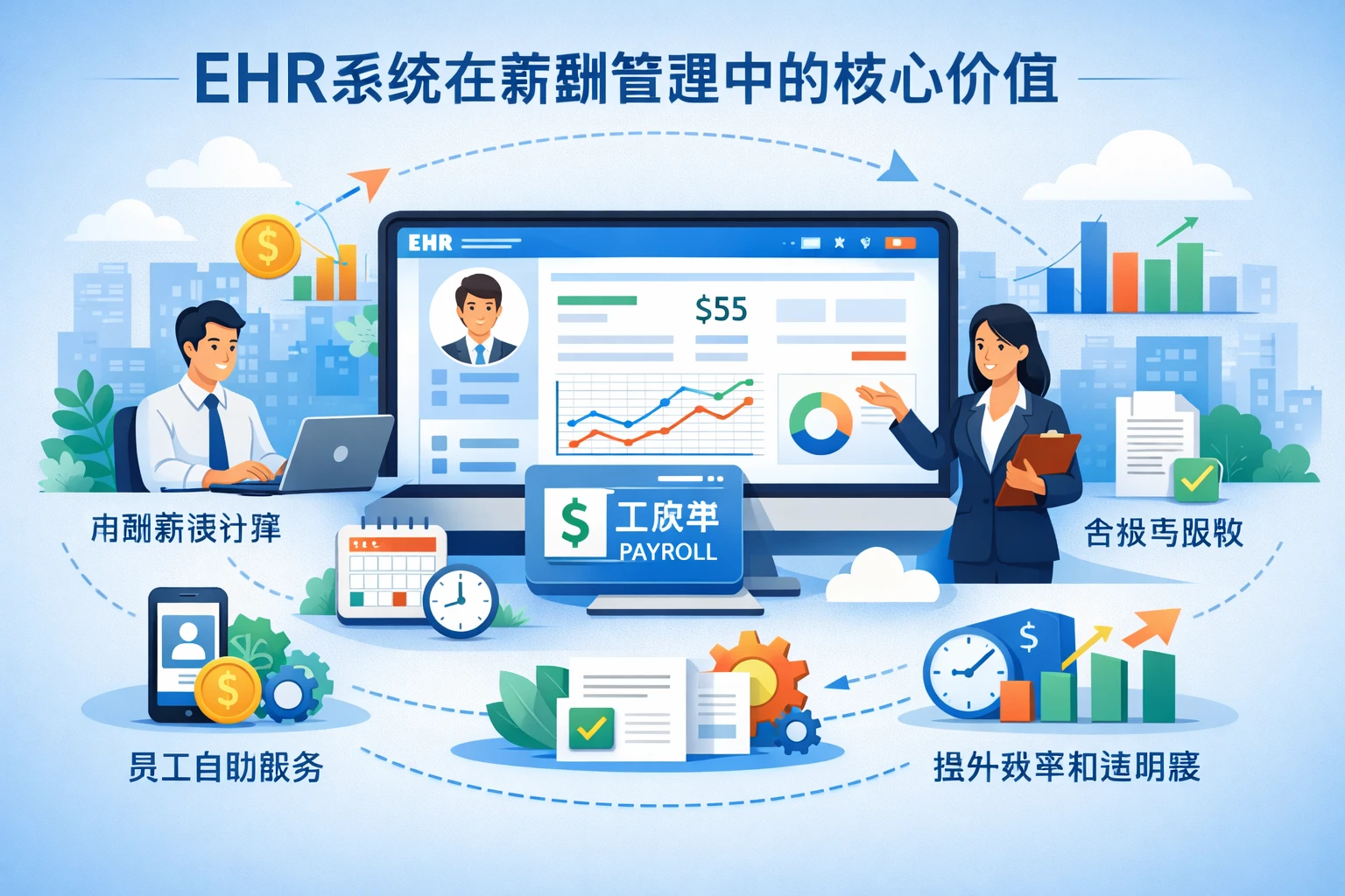 EHR系统在薪酬管理中的核心价值