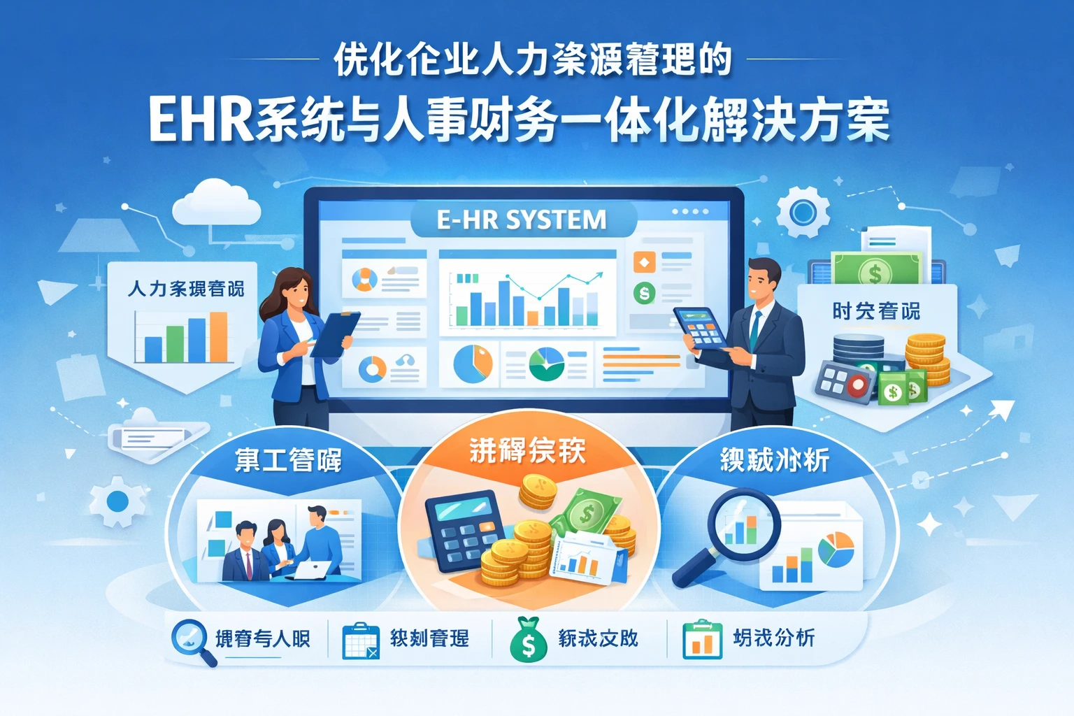 优化企业人力资源管理的ehr系统与人事财务一体化解决方案