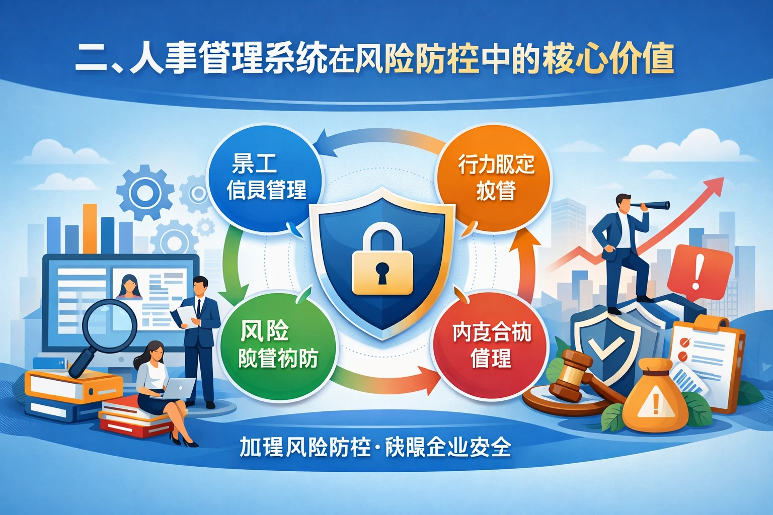 二、人事管理系统在风险防控中的核心价值