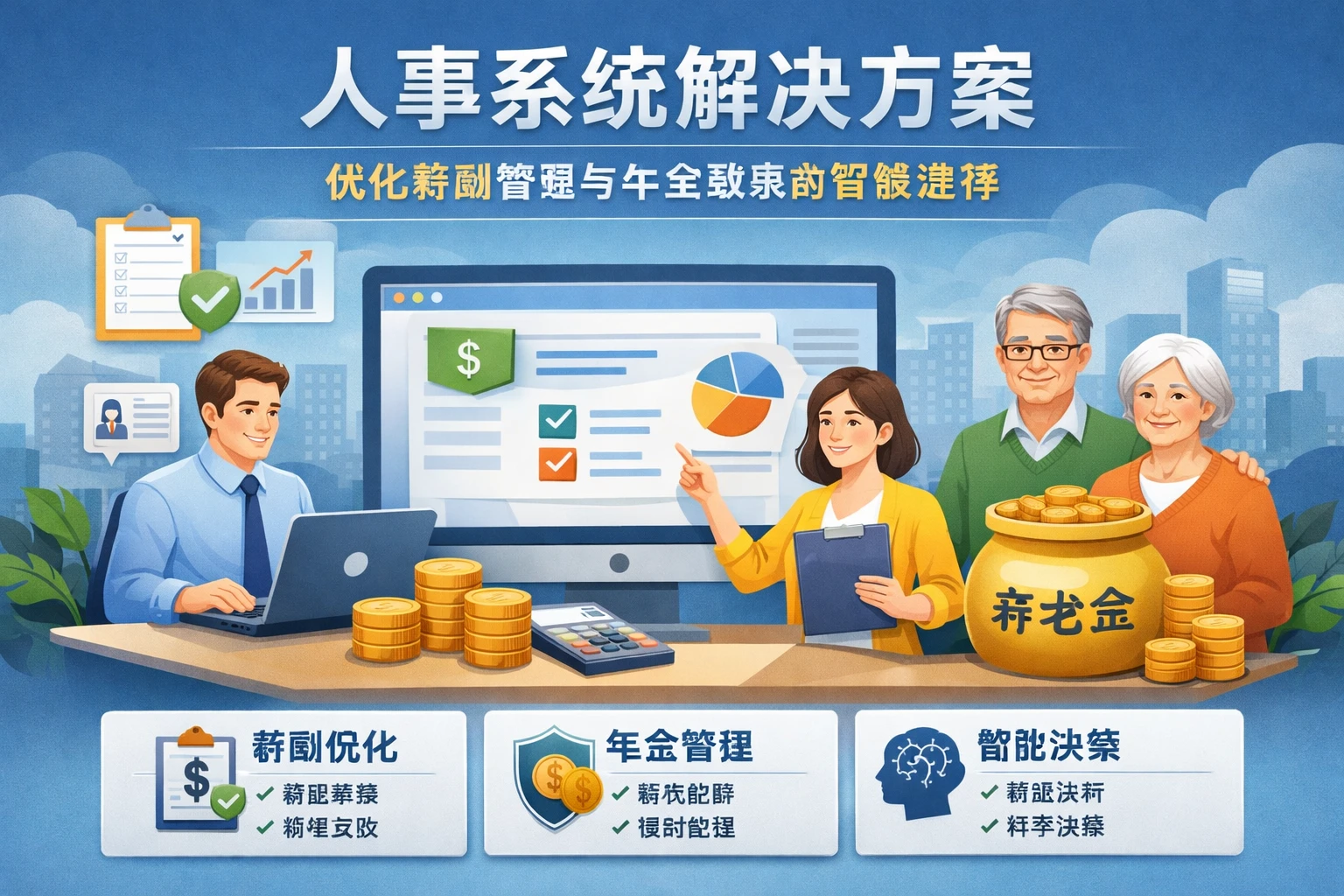 人事系统解决方案：优化薪酬管理与年金政策的智能选择