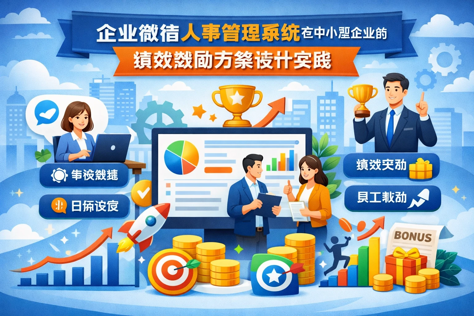 企业微信人事管理系统在中小型企业的绩效激励方案设计实践