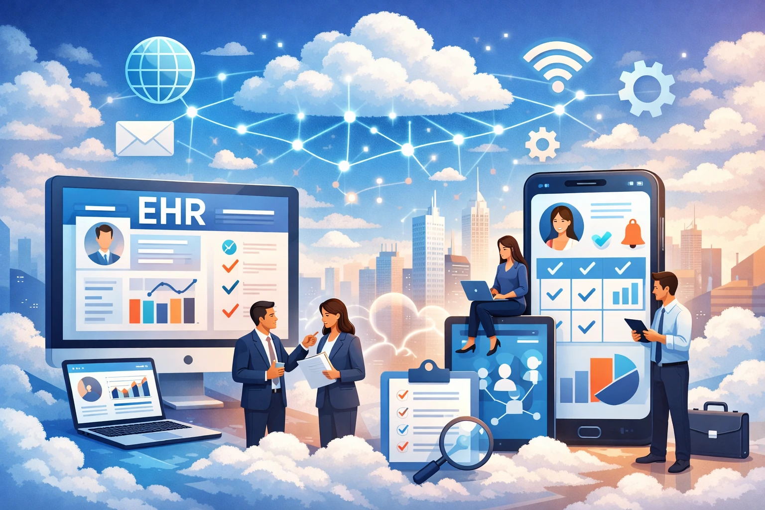 云端互联时代的人事管理革新：EHR系统与移动应用的协同效能