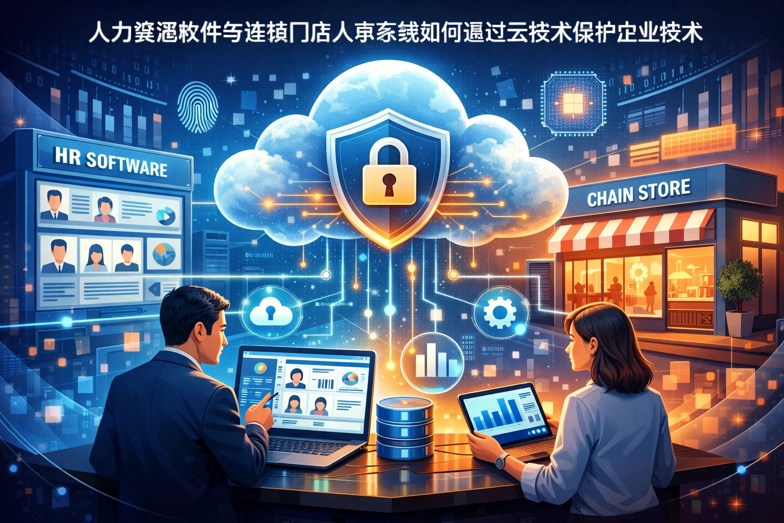 人力资源软件与连锁门店人事系统如何通过云技术保护企业核心技术