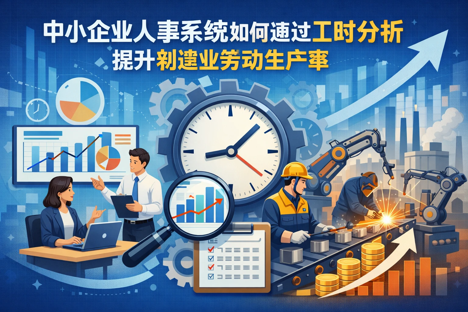 中小企业人事系统如何通过工时分析提升制造业劳动生产率