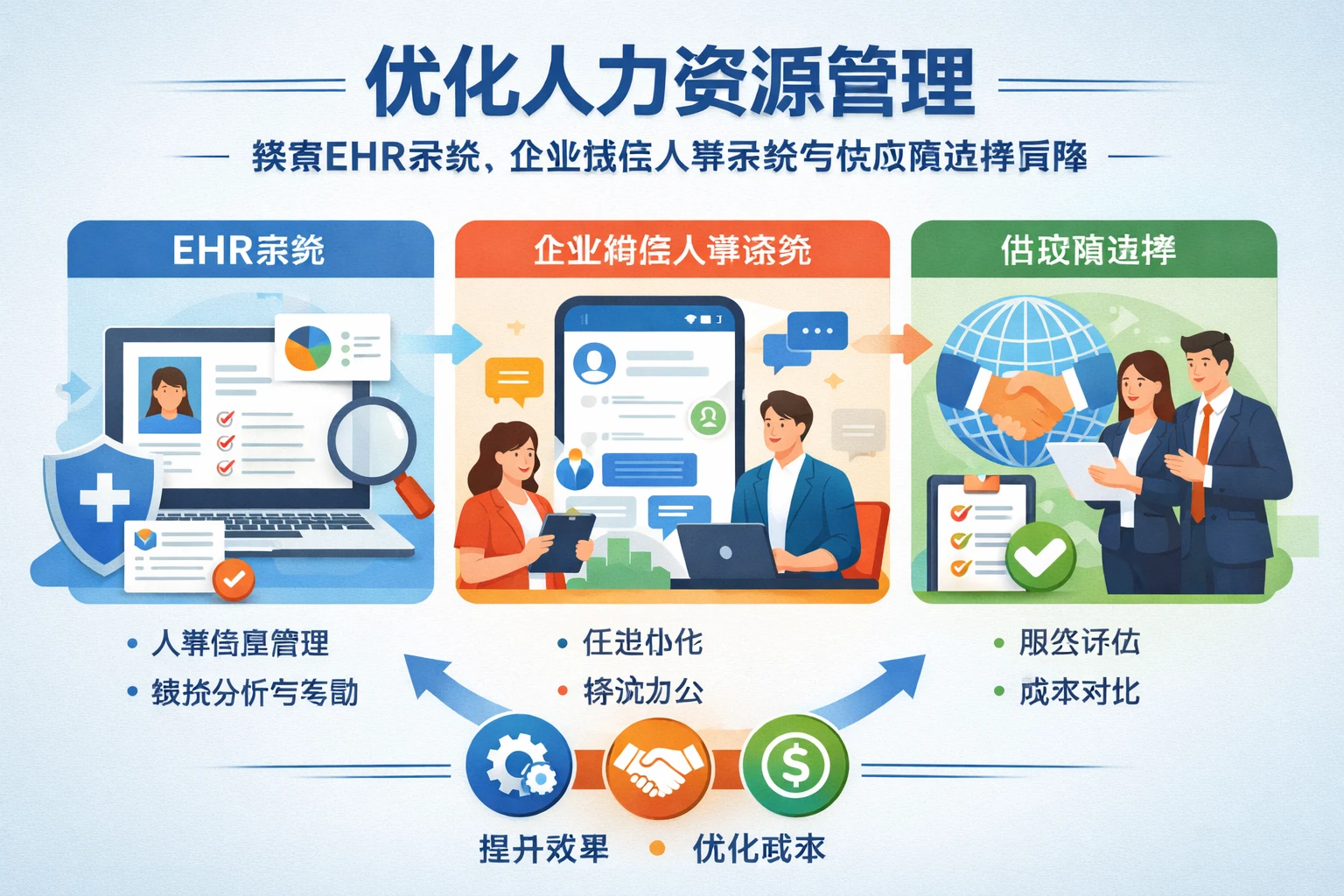 优化人力资源管理：探索EHR系统、企业微信人事系统与供应商选择策略