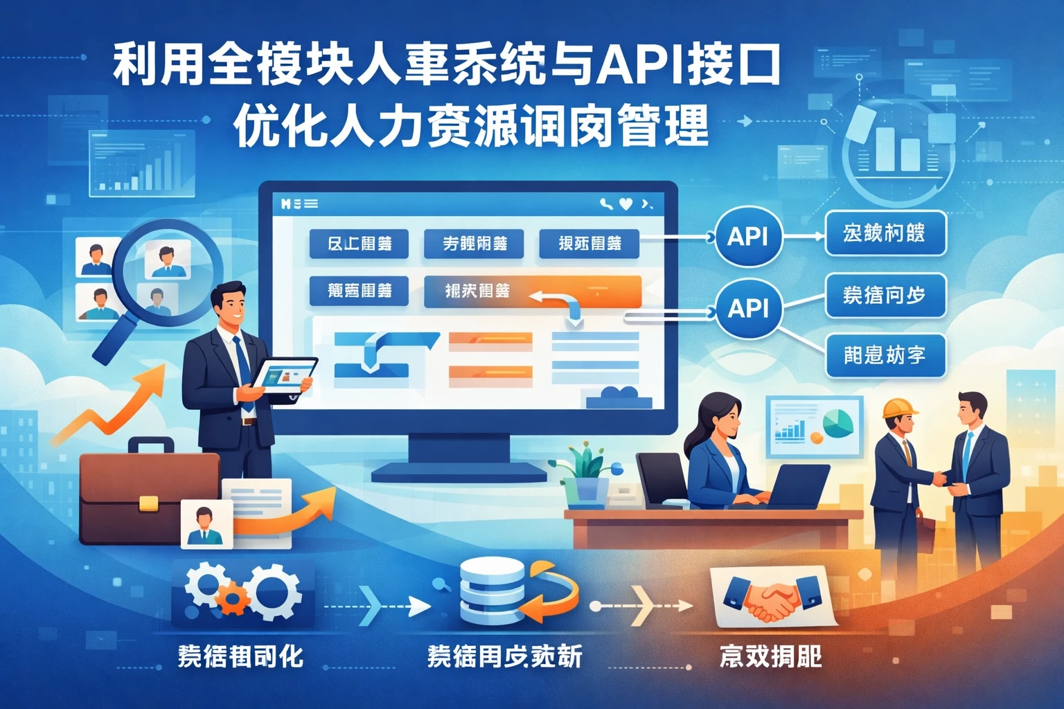 利用全模块人事系统与API接口优化人力资源调岗管理