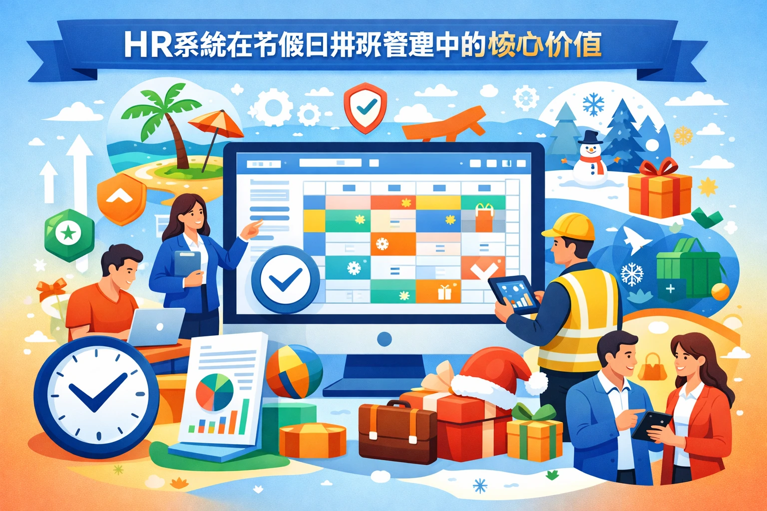 HR系统在节假日排班管理中的核心价值