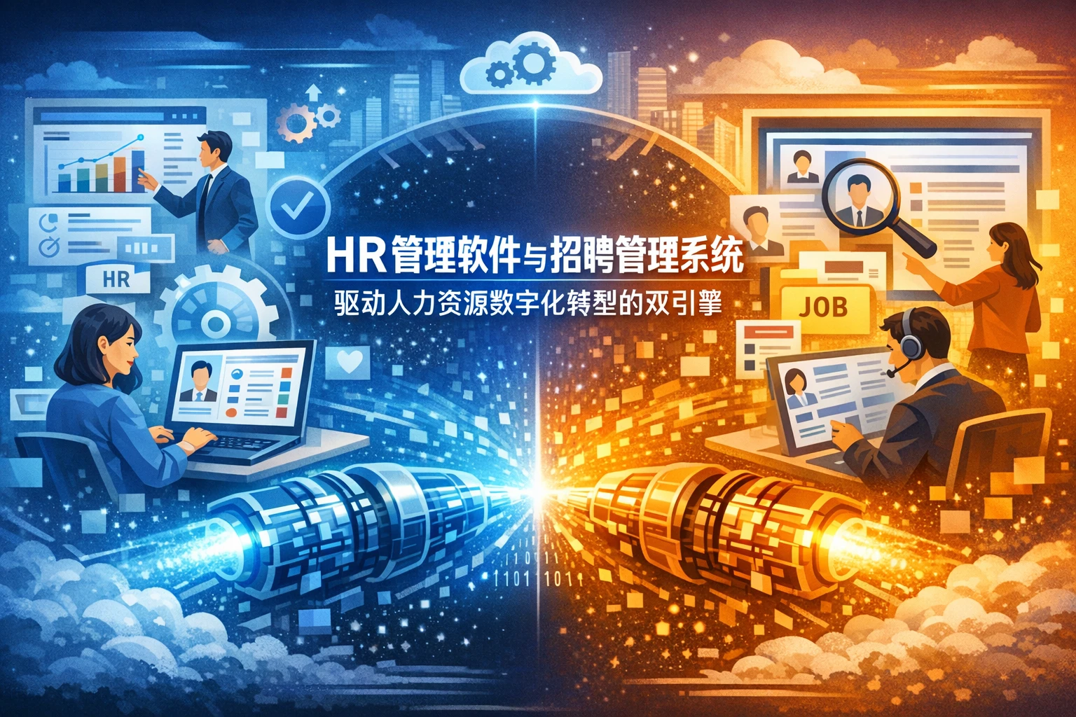 HR管理软件与招聘管理系统：驱动人力资源数字化转型的双引擎
