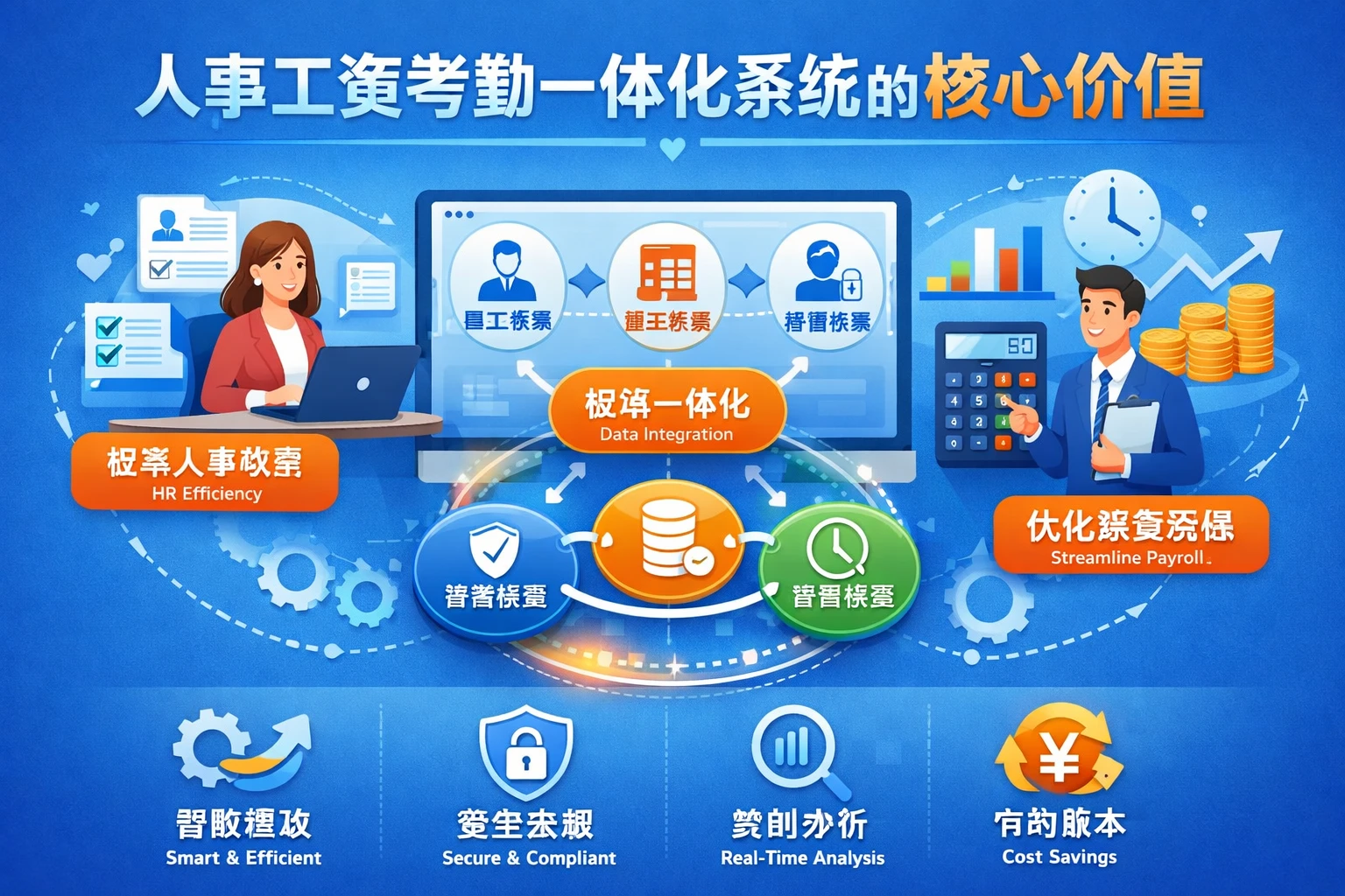 人事工资考勤一体化系统的核心价值