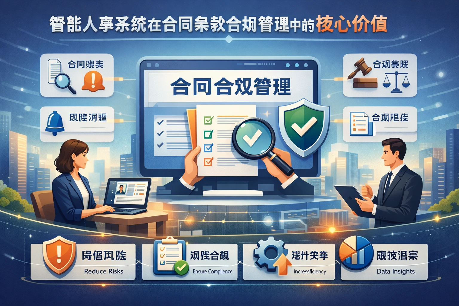 智能人事系统在合同条款合规管理中的核心价值