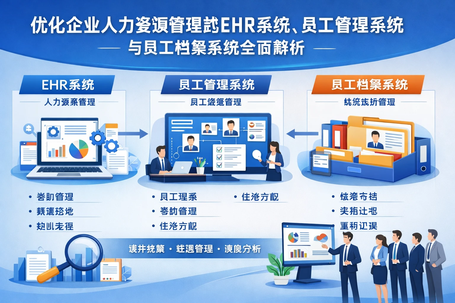优化企业人力资源管理的ehr系统、员工管理系统与员工档案系统全面解析