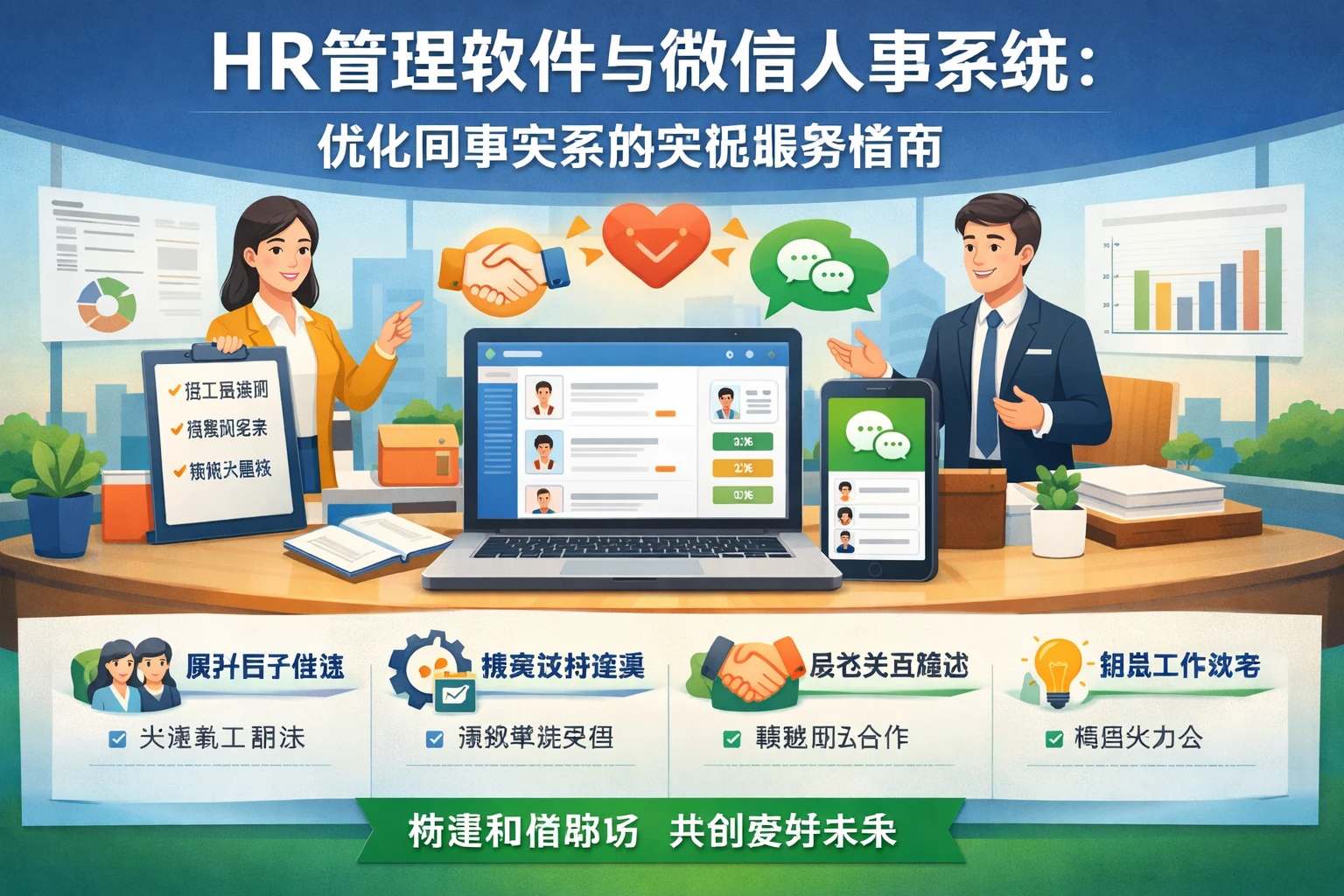 HR管理软件与微信人事系统：优化同事关系的实施服务指南
