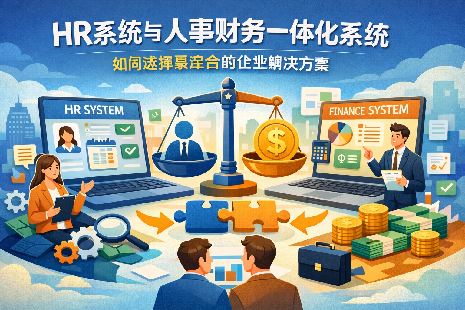 HR系统与人事财务一体化系统：如何选择最适合的企业解决方案