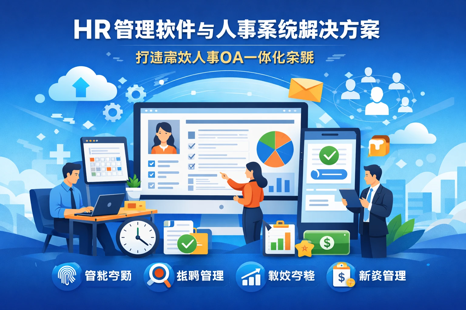 HR管理软件与人事系统解决方案：打造高效人事OA一体化系统