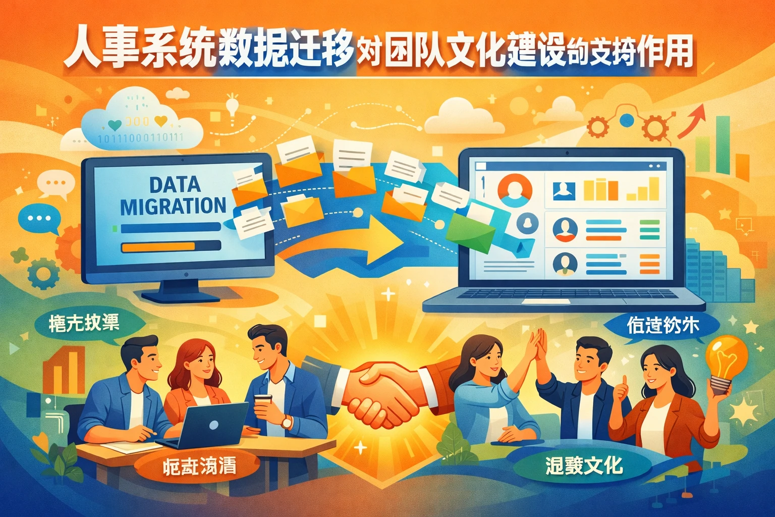 人事系统数据迁移对团队文化建设的支持作用