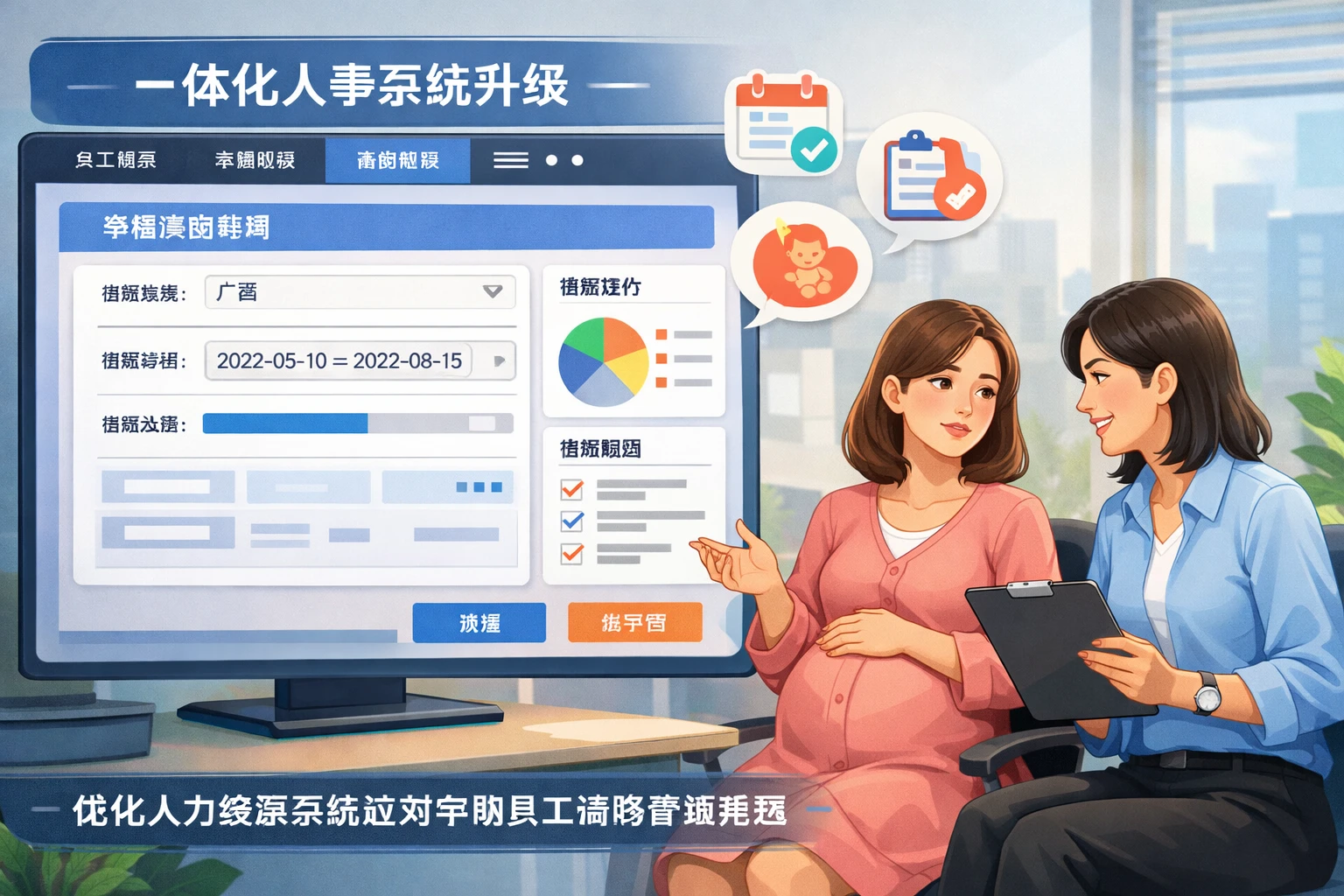 一体化人事系统升级：优化人力资源系统应对孕期员工请假管理难题