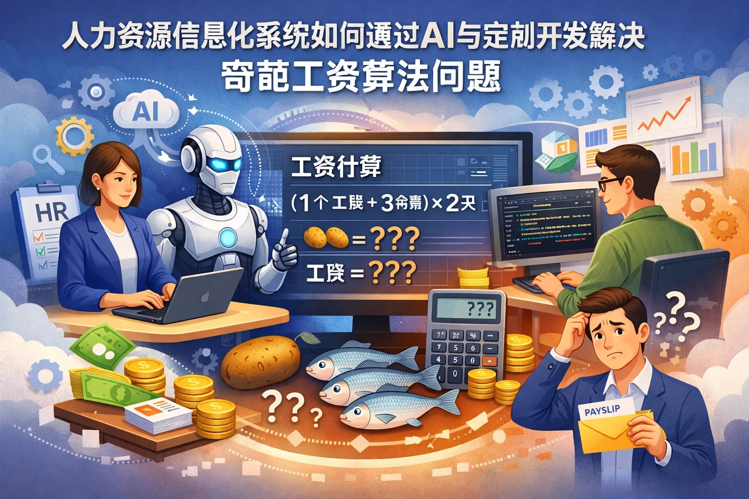 人力资源信息化系统如何通过AI与定制开发解决奇葩工资算法问题