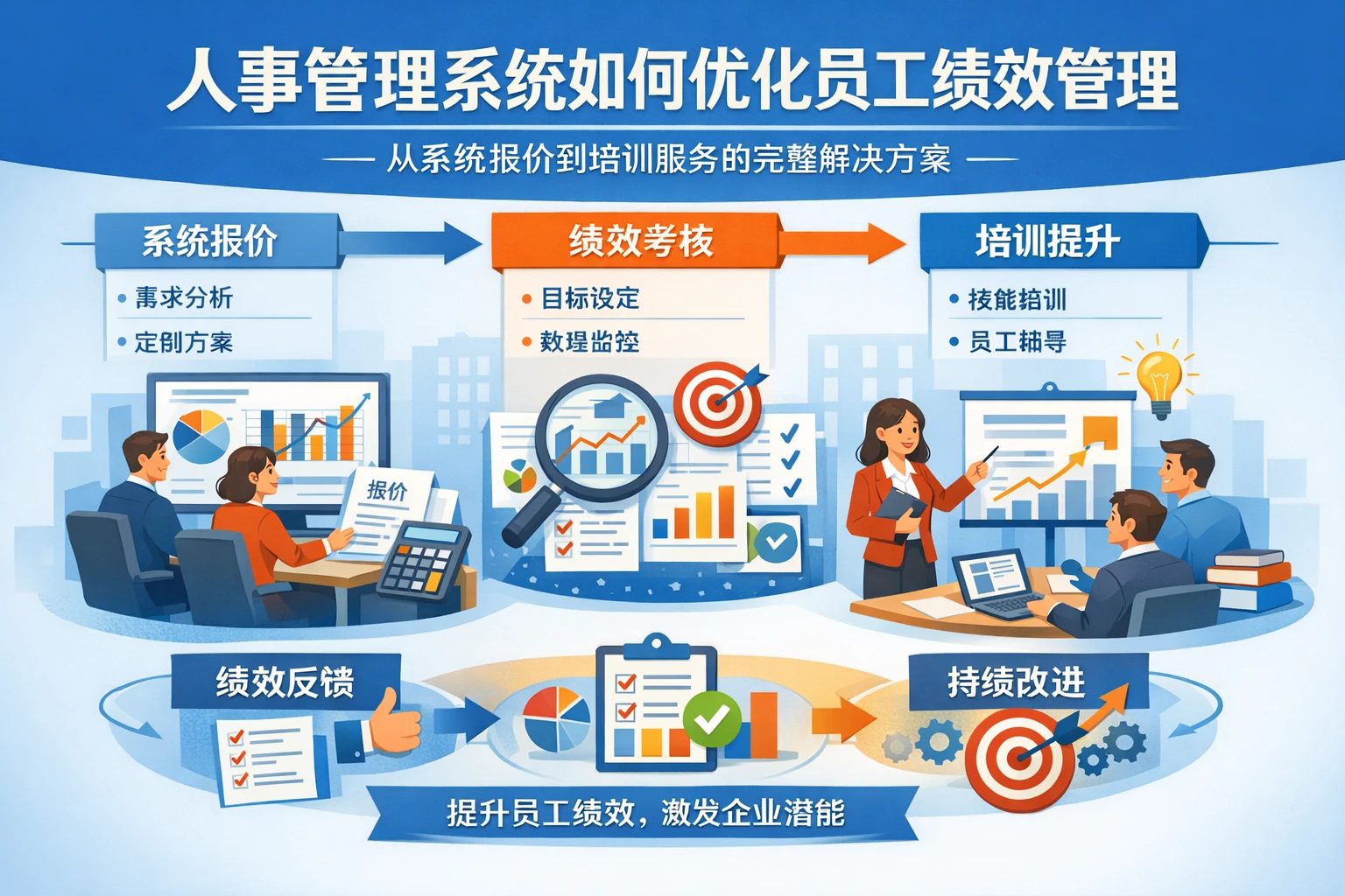 人事管理系统如何优化员工绩效管理——从系统报价到培训服务的完整解决方案