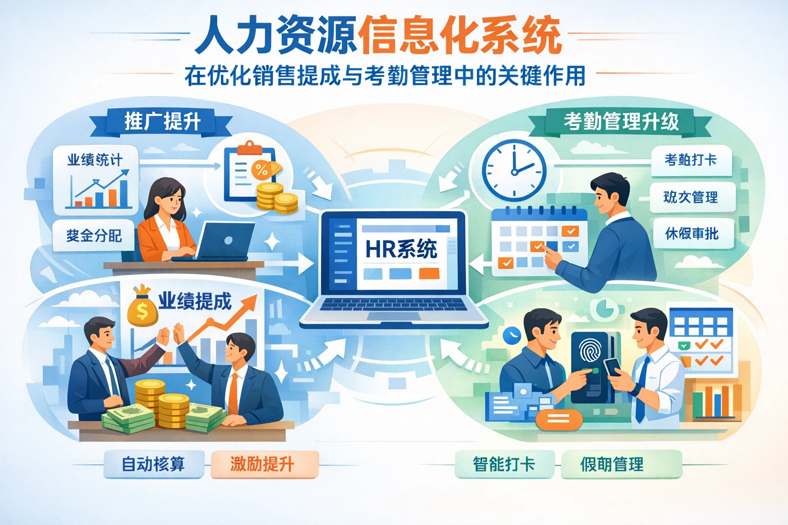 人力资源信息化系统在优化销售提成与考勤管理中的关键作用