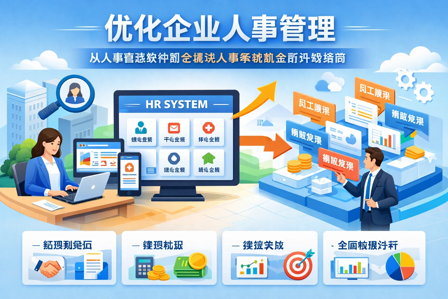 优化企业人事管理：从人事管理软件到全模块人事系统的全面升级指南