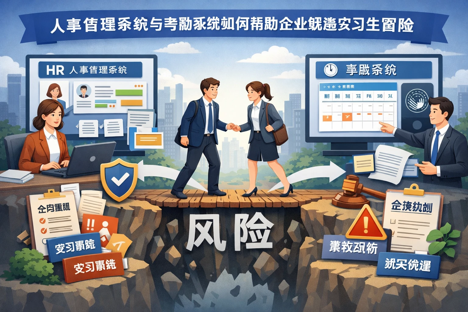 人事管理系统与考勤系统如何帮助企业规避实习生管理风险