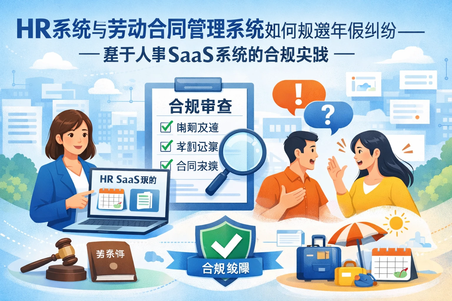 HR系统与劳动合同管理系统如何规避年假纠纷——基于人事SaaS系统的合规实践