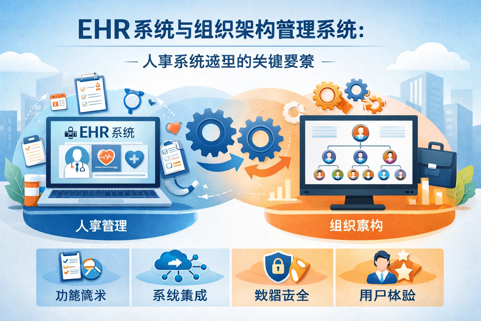 EHR系统与组织架构管理系统：人事系统选型的关键要素