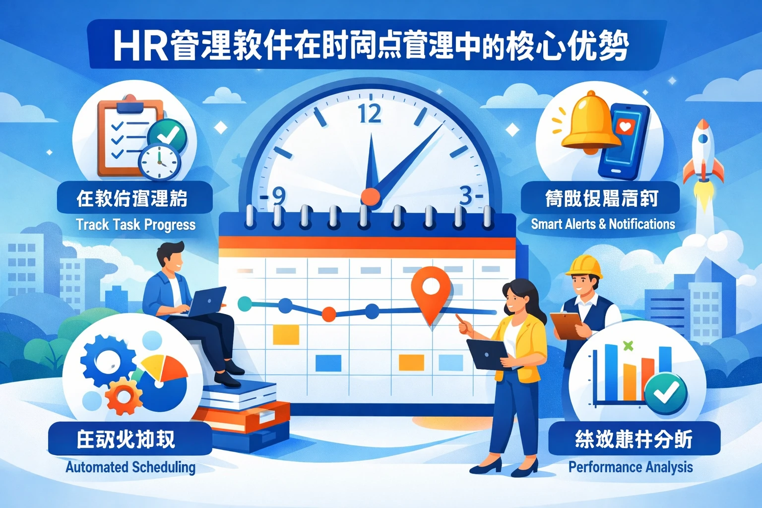 HR管理软件在时间节点管理中的核心优势