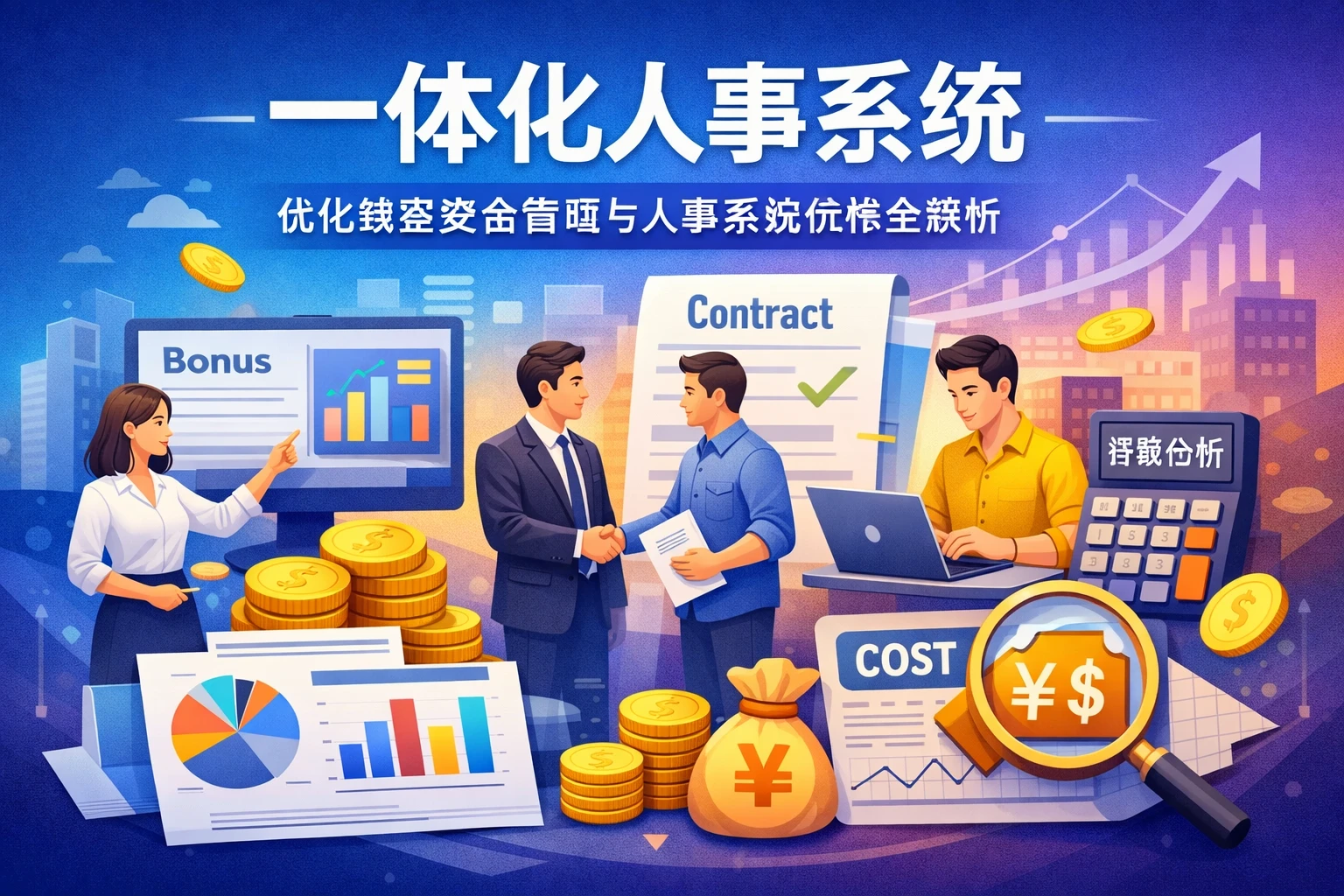 一体化人事系统：优化续签奖金管理与人事系统价格全解析