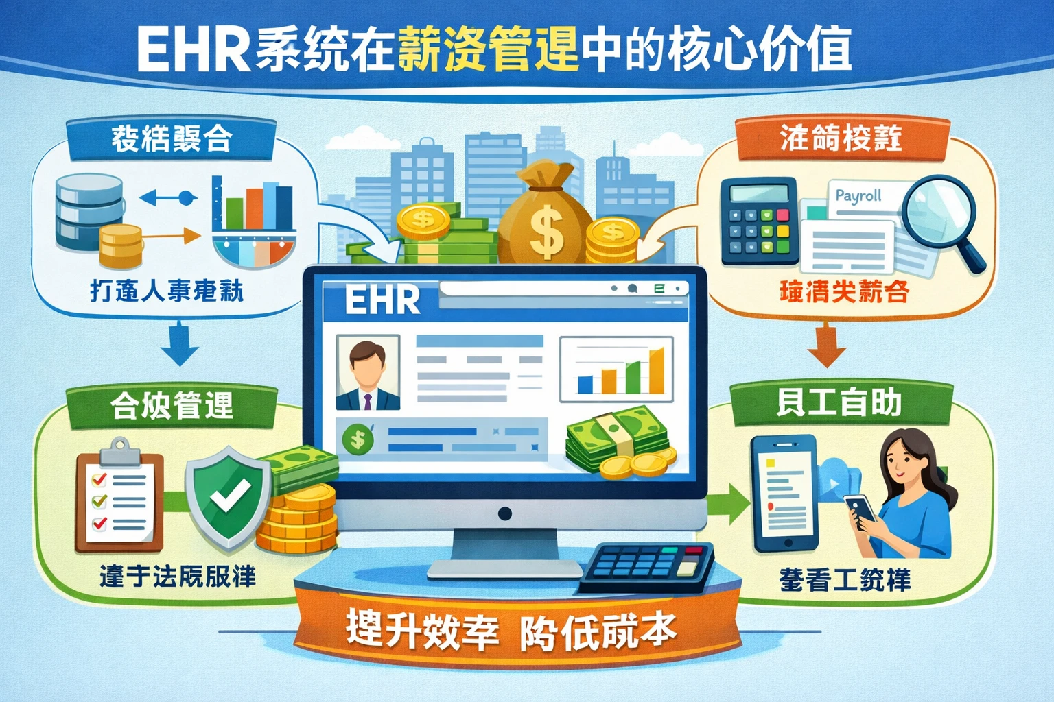 EHR系统在薪资管理中的核心价值