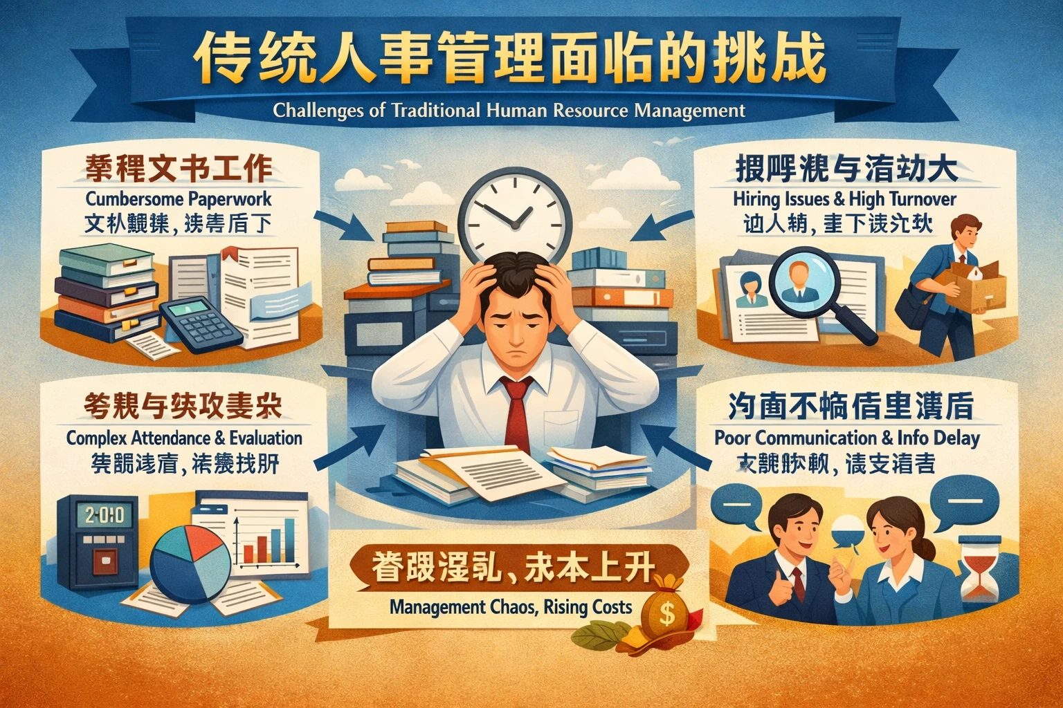 传统人事管理面临的挑战