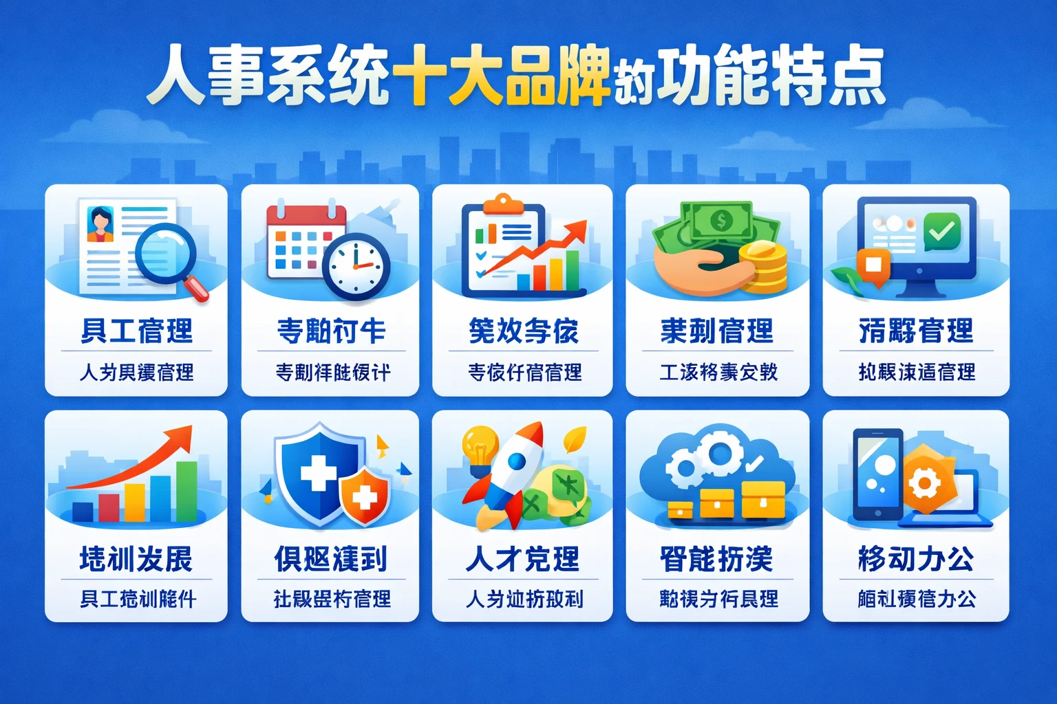 人事系统十大品牌的功能特点