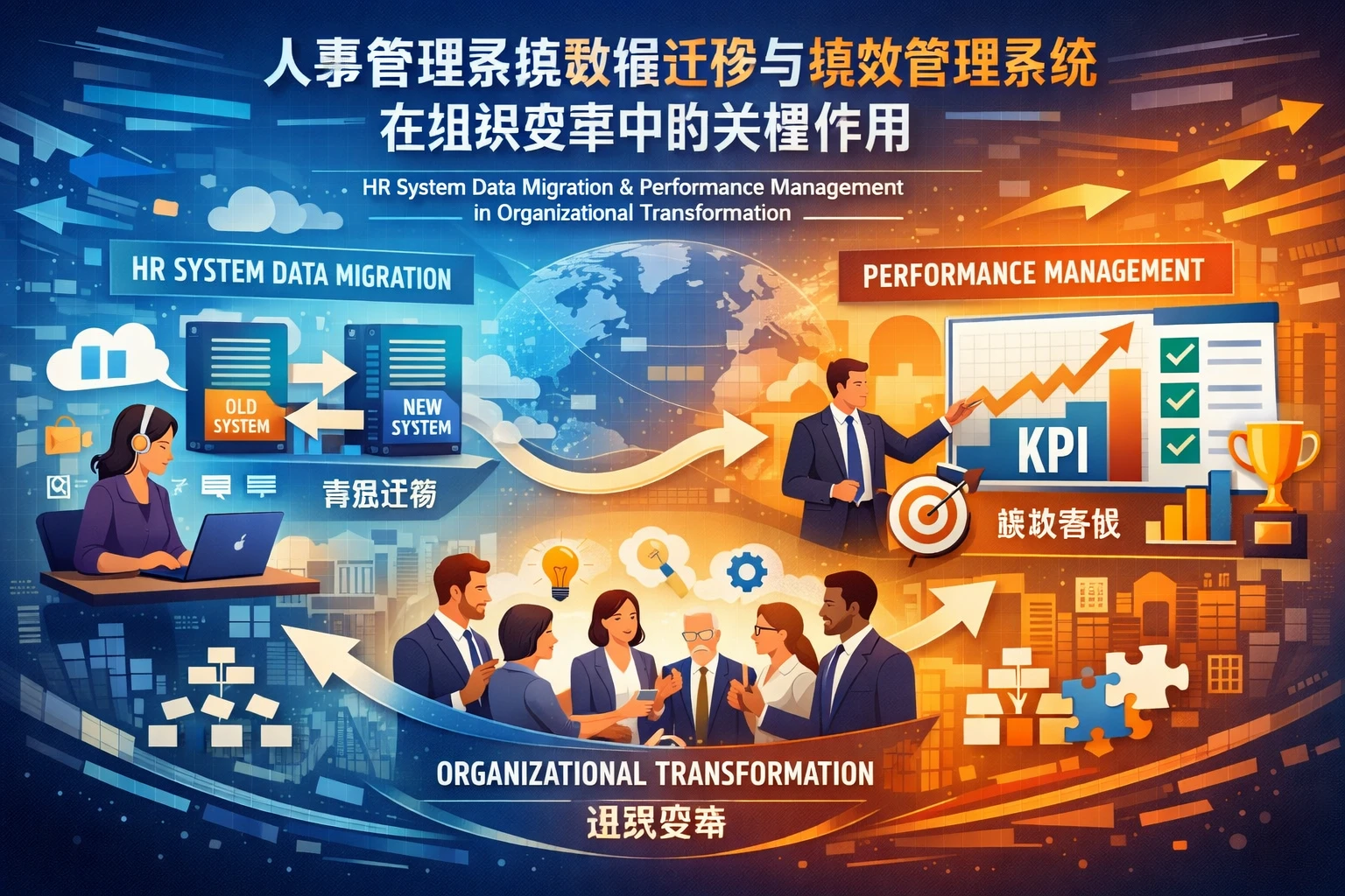 人事管理系统数据迁移与绩效管理系统在组织变革中的关键作用