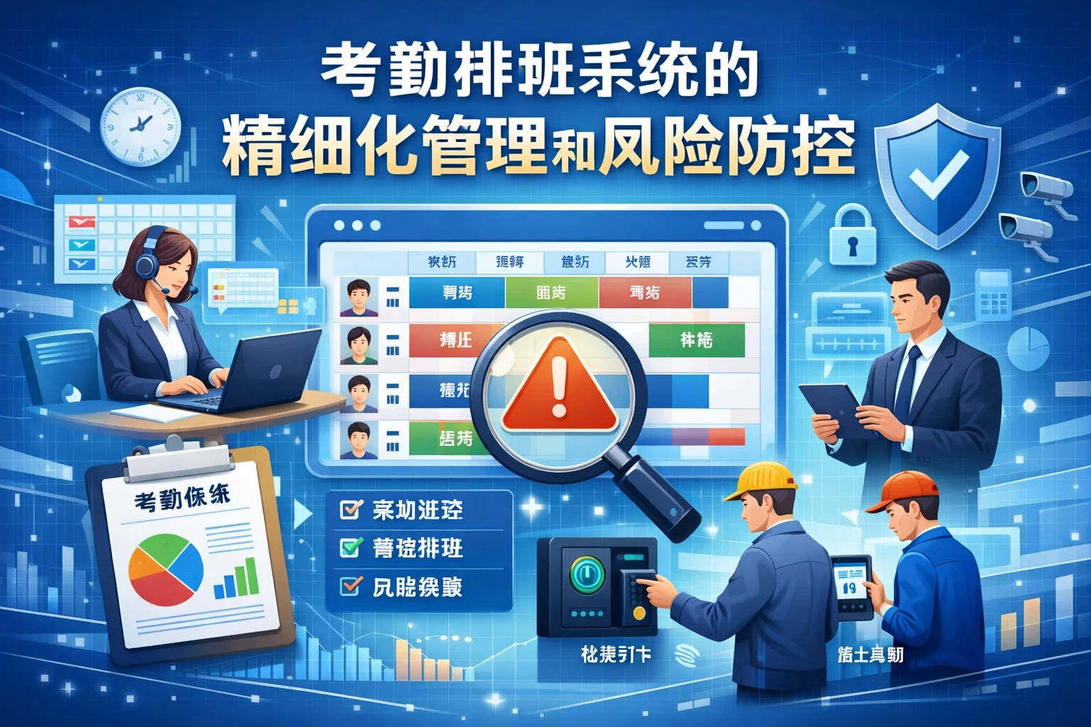 考勤排班系统的精细化管理和风险防控