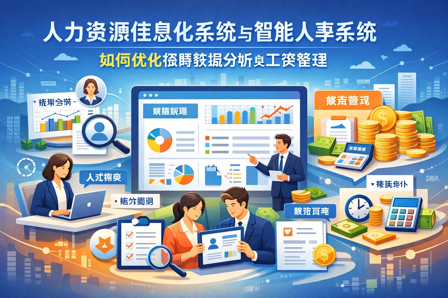 人力资源信息化系统与智能人事系统如何优化招聘数据分析及工资管理