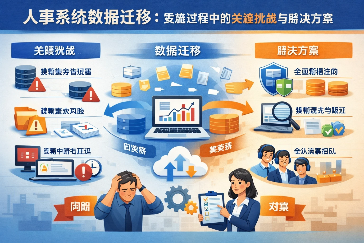 人事系统数据迁移：实施过程中的关键挑战与解决方案