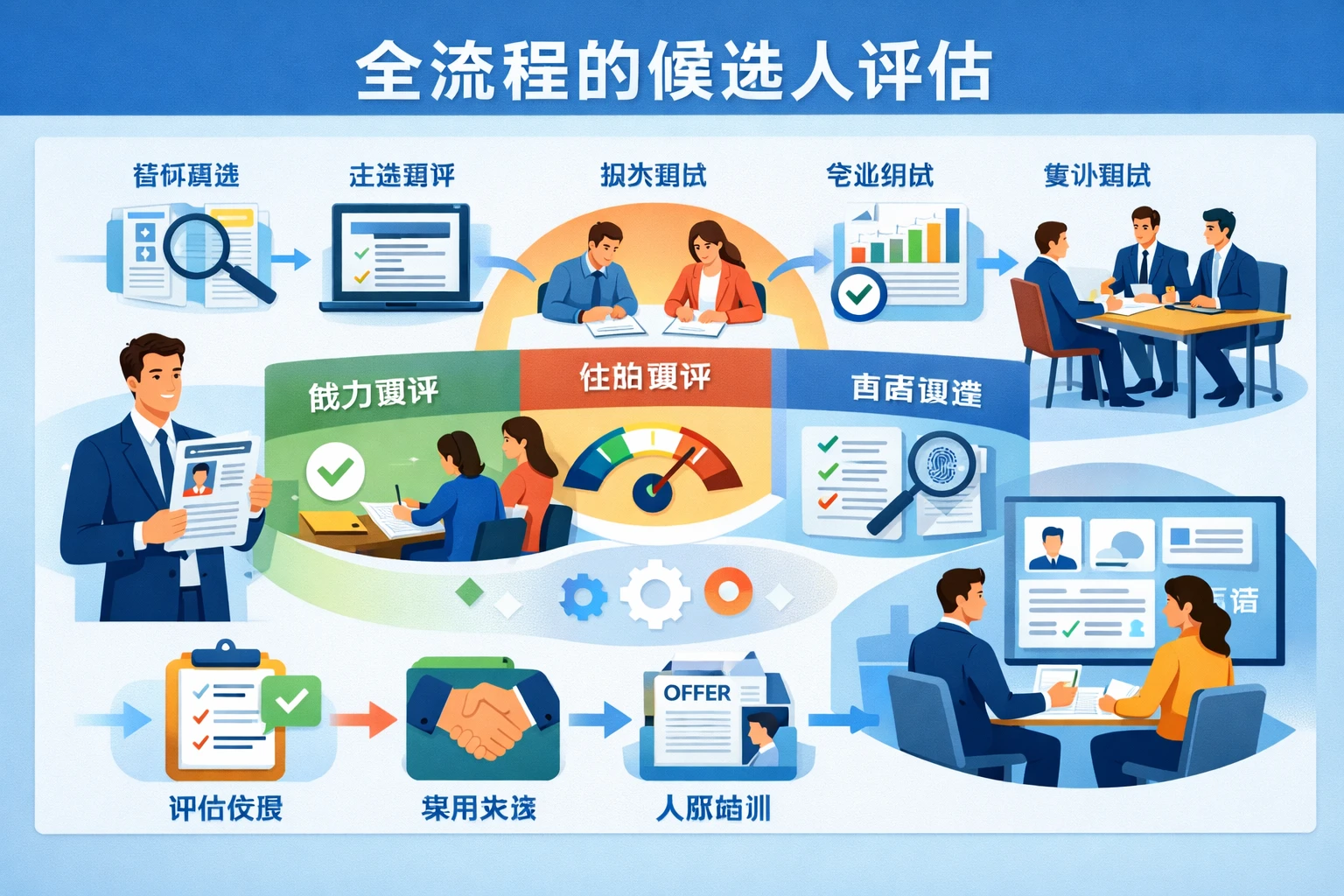 全流程的候选人评估