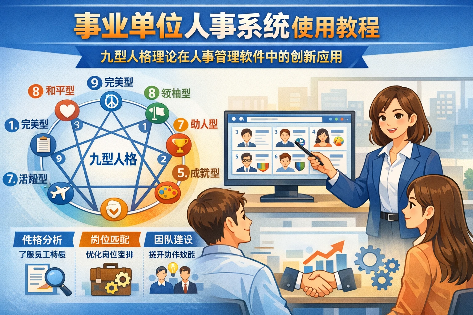 事业单位人事系统使用教程：九型人格理论在人事管理软件中的创新应用