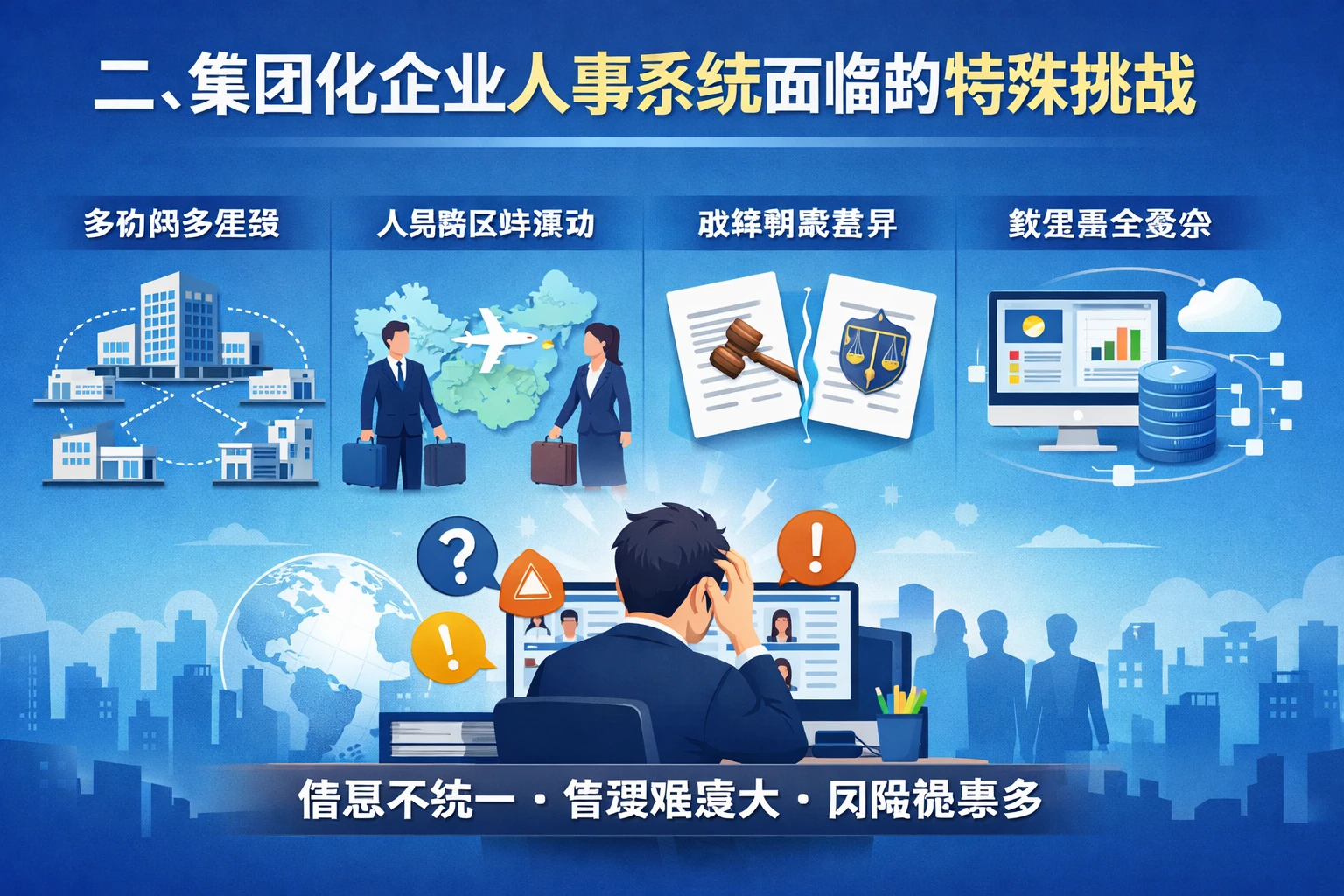二、集团化企业人事系统面临的特殊挑战