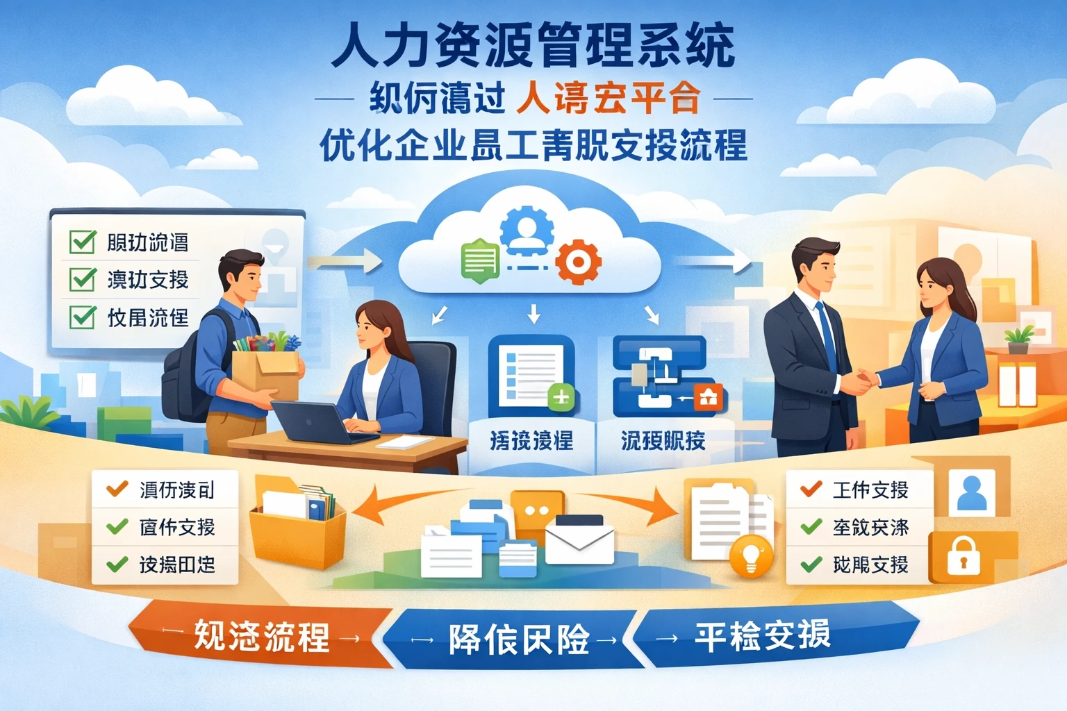 人力资源管理系统如何通过人事云平台优化企业员工离职交接流程