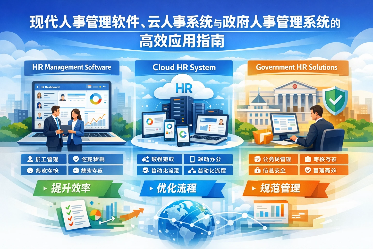 现代人事管理软件、云人事系统与政府人事管理系统的高效应用指南