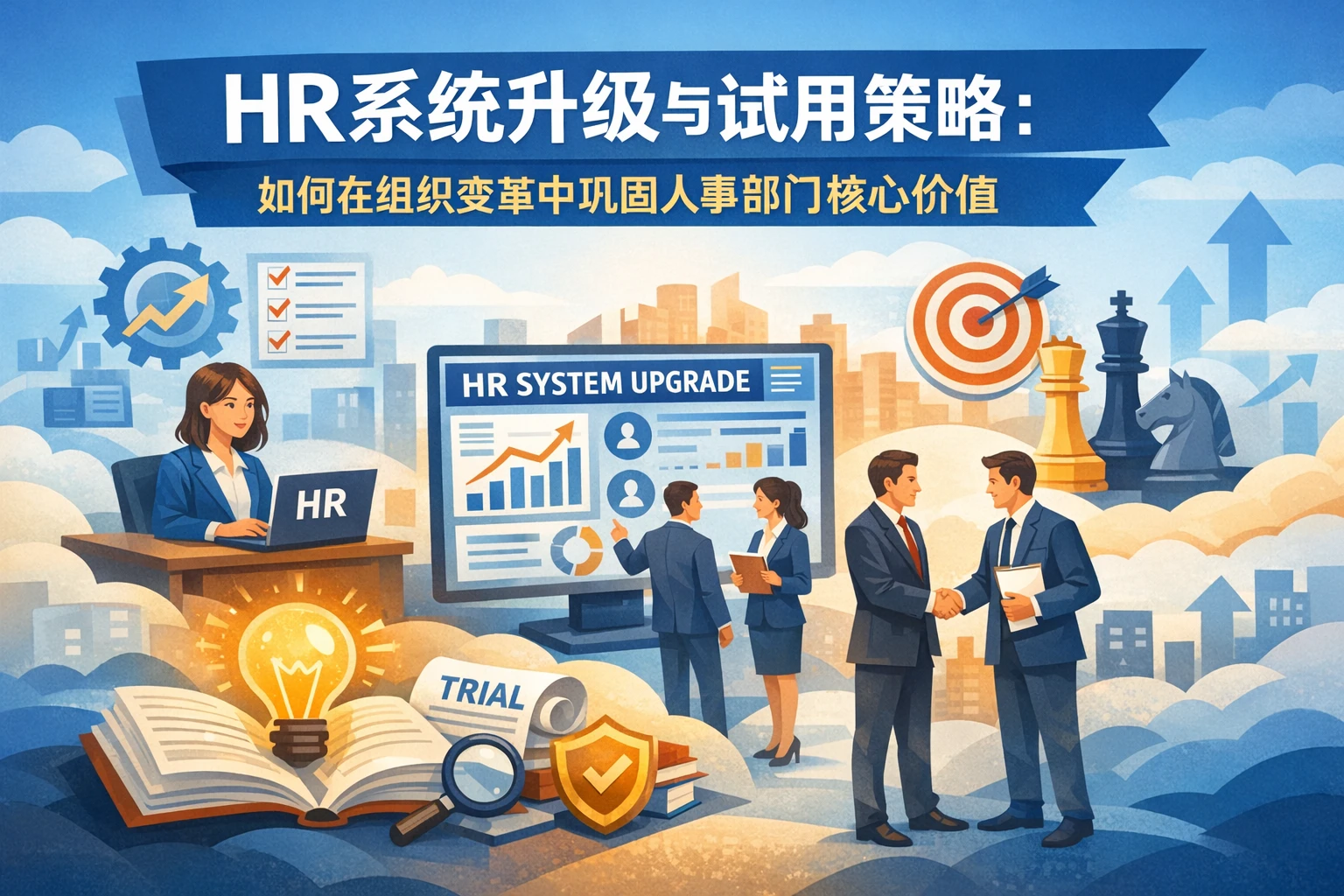 HR系统升级与试用策略：如何在组织变革中巩固人事部门核心价值