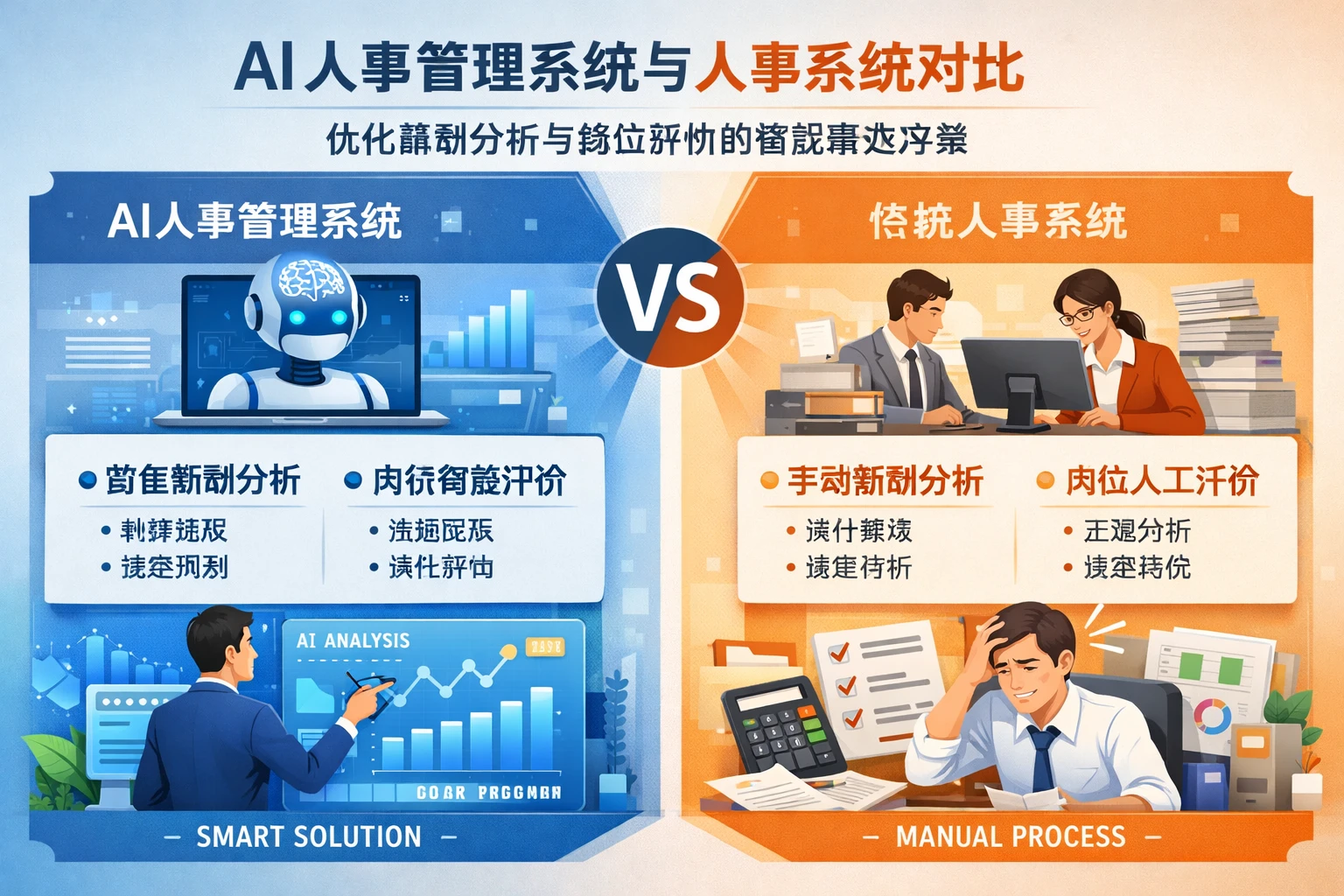 AI人事管理系统与人事系统对比：优化薪酬分析与岗位评价的智能解决方案