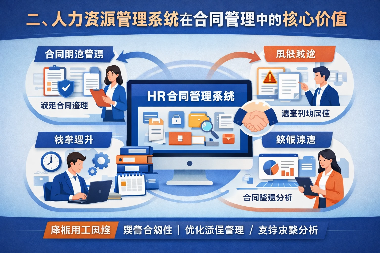 二、人力资源管理系统在合同管理中的核心价值