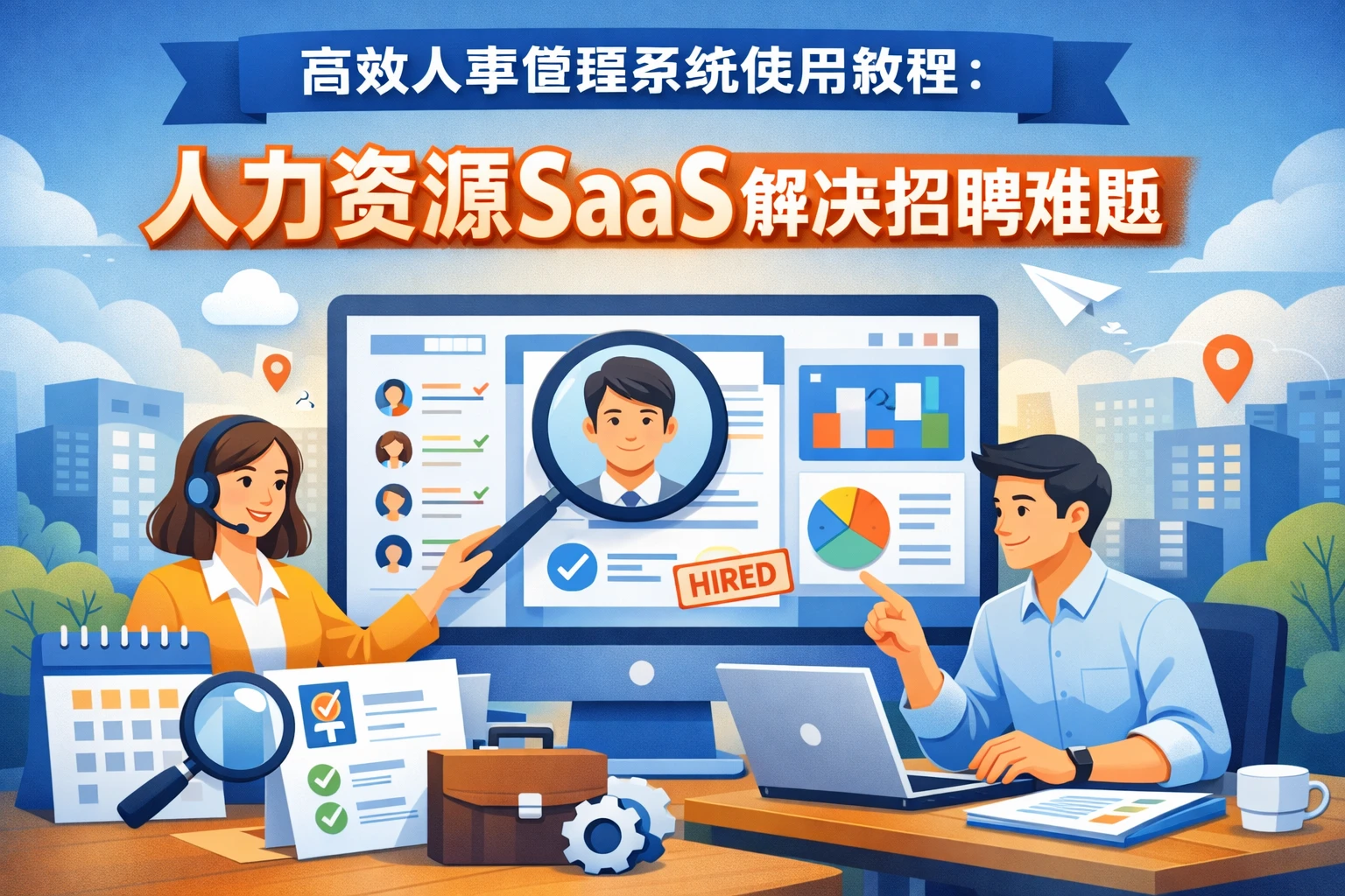 高效人事管理系统使用教程：人力资源SaaS解决招聘难题