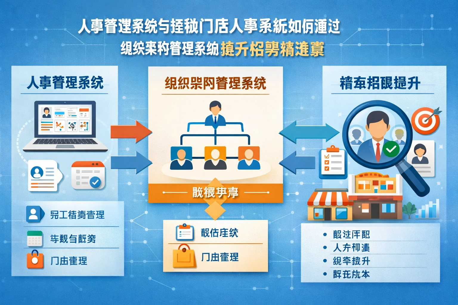人事管理系统与连锁门店人事系统如何通过组织架构管理系统提升招聘精准度