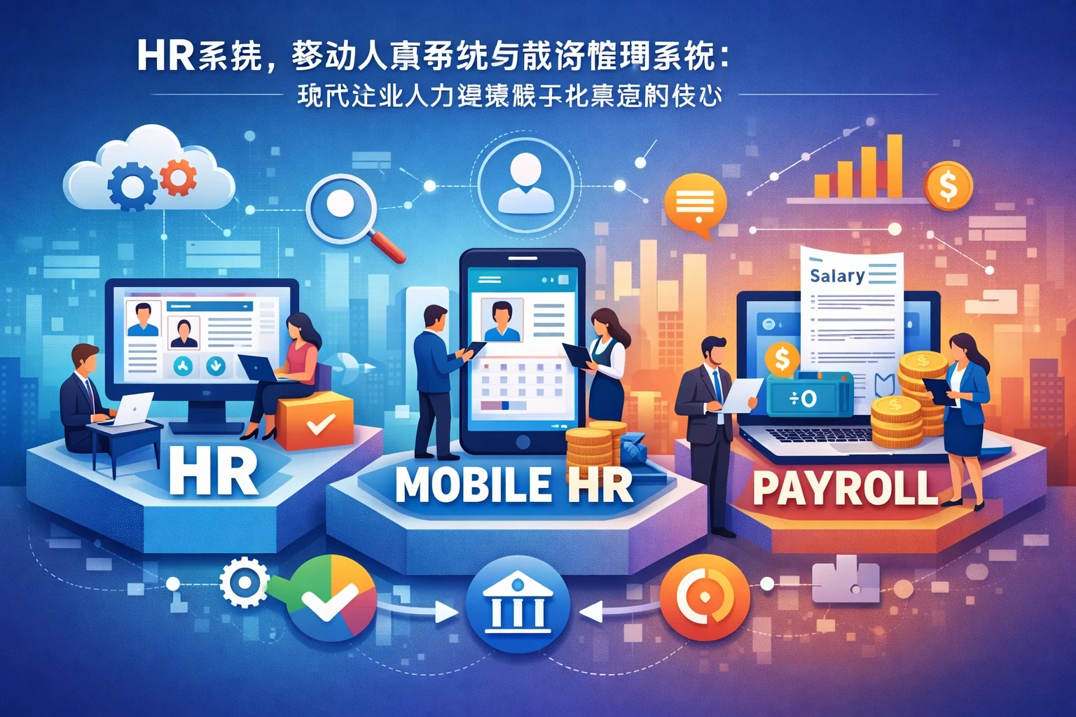 HR系统、移动人事系统与薪资管理系统：现代企业人力资源数字化转型的核心